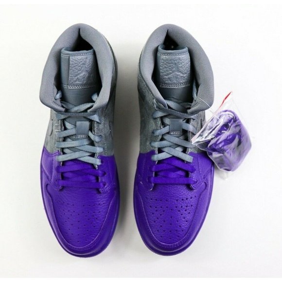 Nike Jordan 1 Mid Sheila Rashid UNITE Grey Womens - Picture 6 of 12